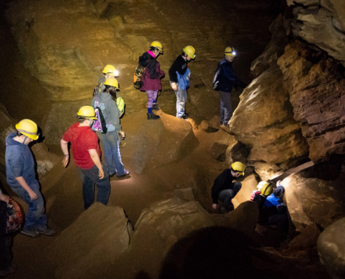 Laurel Caverns Adventure Caving Detail