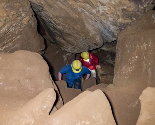 Laurel Caverns Adventure Caving Detail