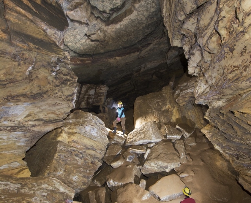 Laurel Caverns Adventure Caving Detail