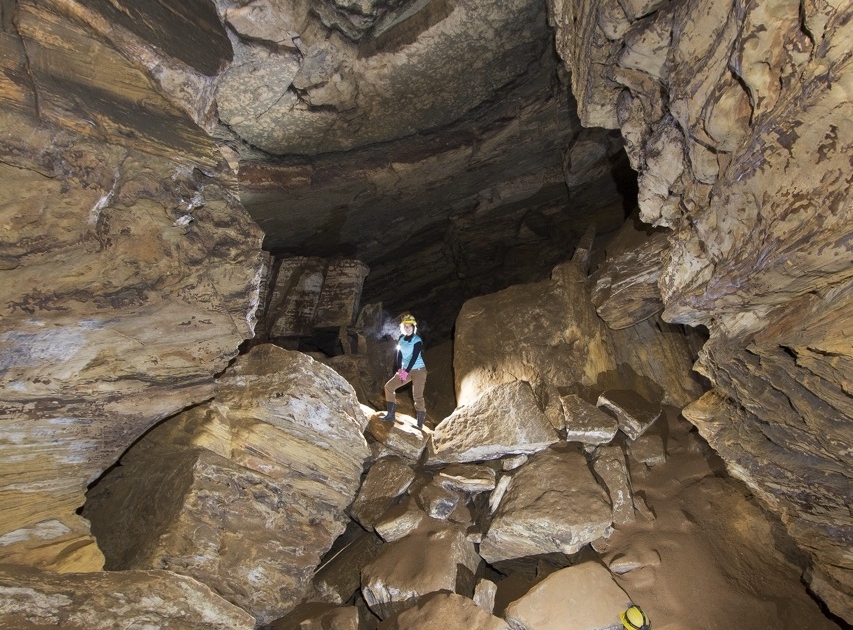 Laurel Caverns Adventure Caving Detail